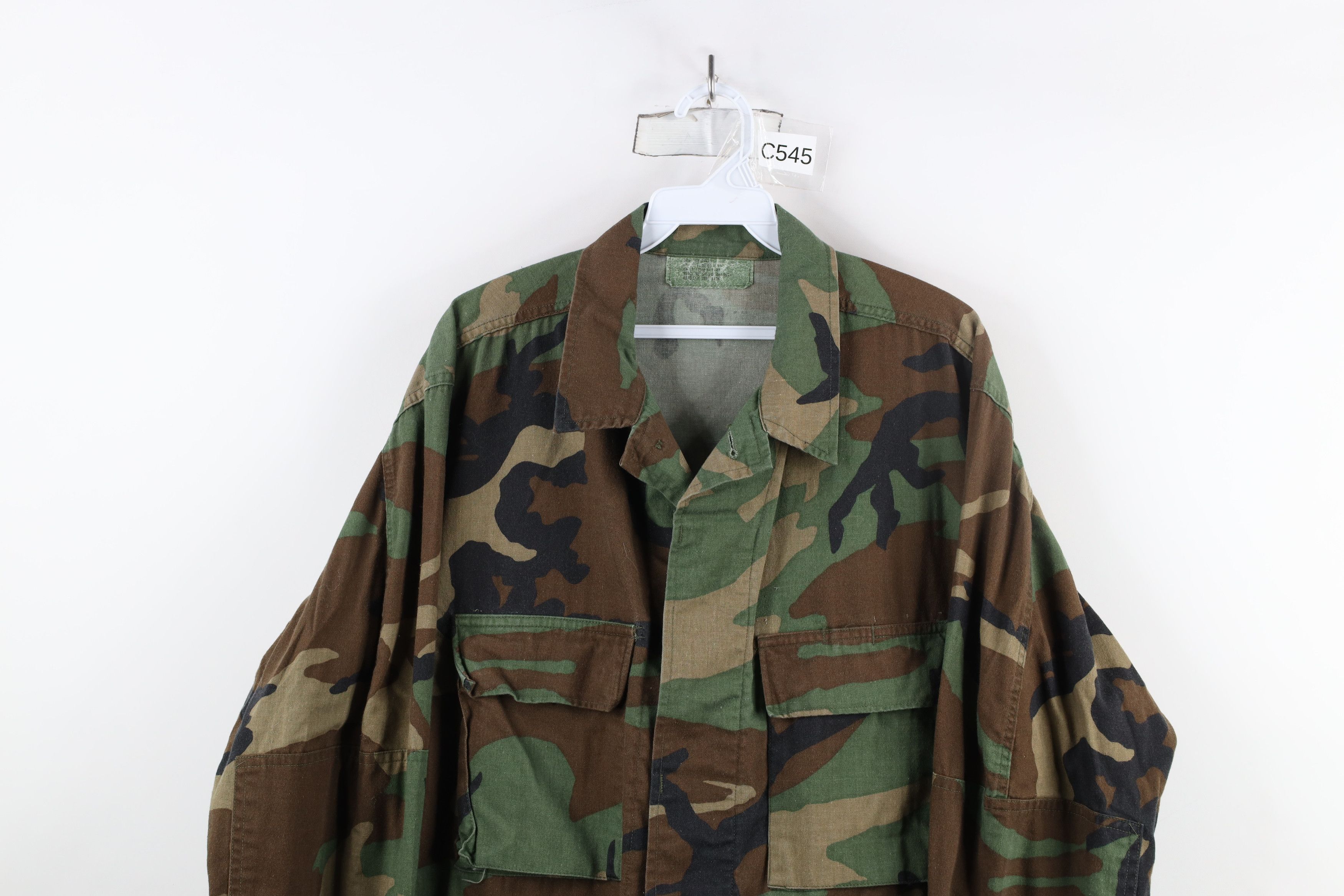 Vintage Vintage 80s US Military Camouflage Combat Coat Jacket USA Size US M / EU 48-50 / 2 - 2 Thumbnail