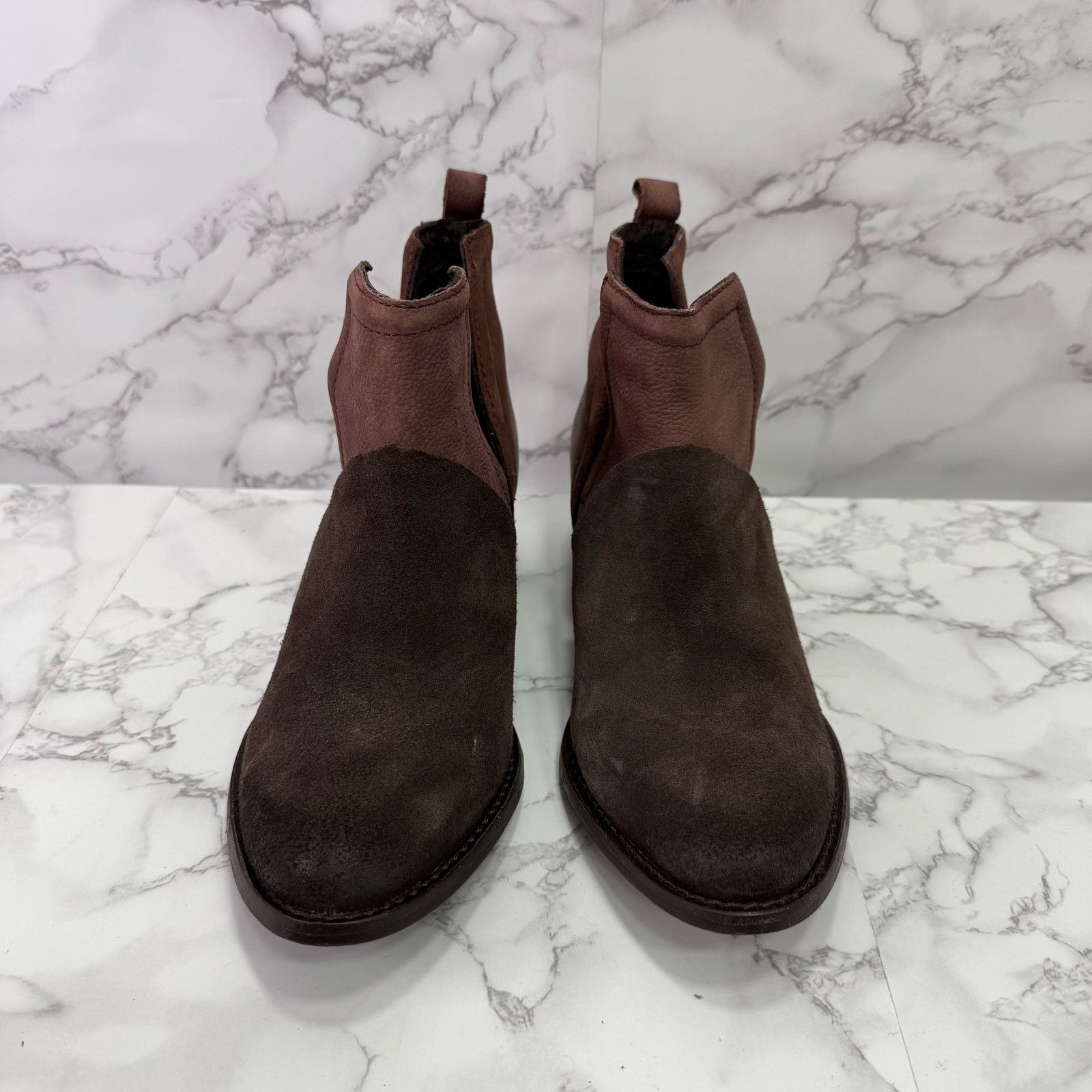 Other Journee Women's Leather Boots sz 8 Cut Out Ankle #M125 Size US 8 / IT 38 - 8 Thumbnail