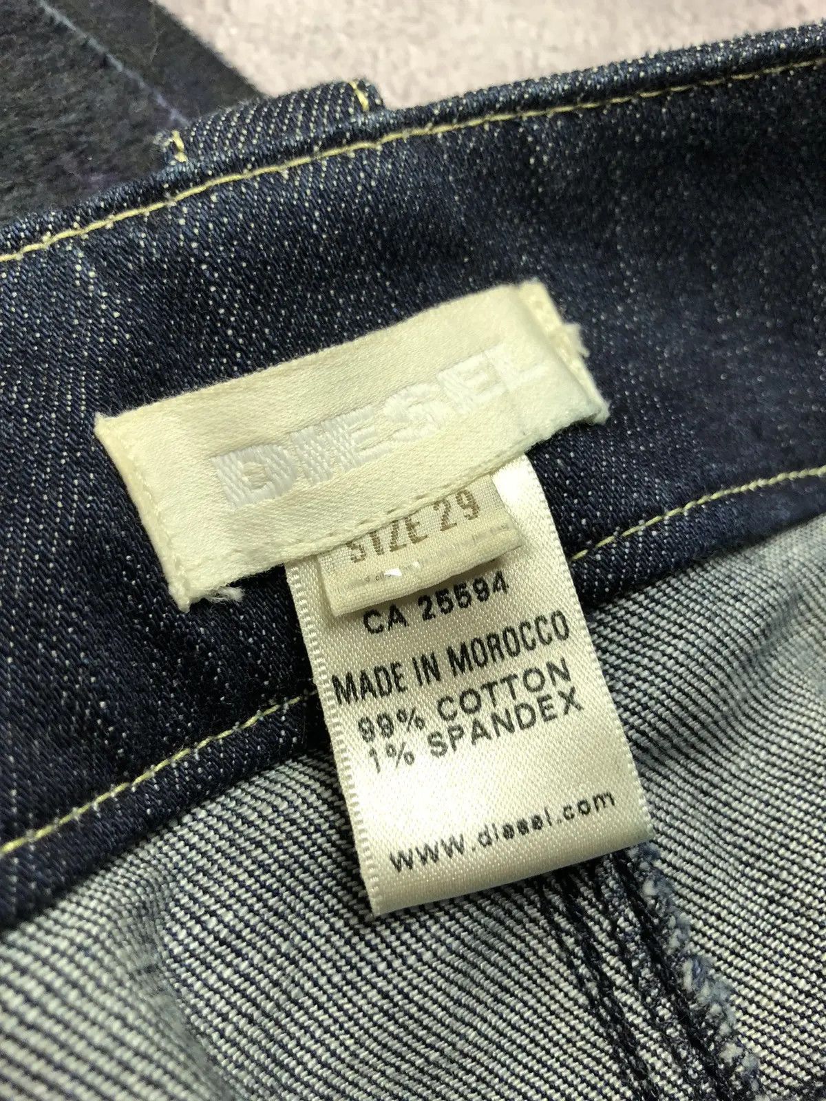 Diesel DIESEL Vintage Avant-garde Y2K Blue Denim Skirt Streetwear Size 29" - 12 Thumbnail