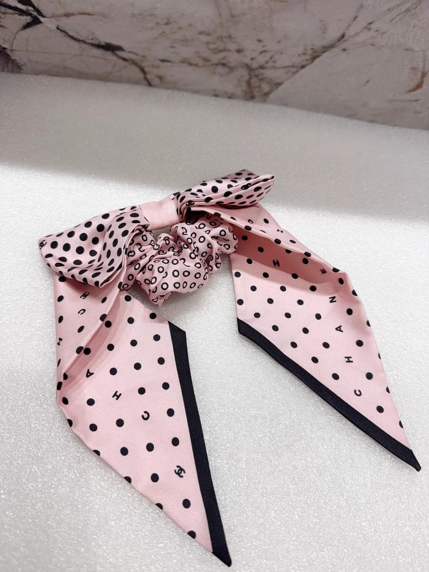 Chanel Chanel Bow Hair Tie - Lightly Used Size ONE SIZE - 2 Thumbnail