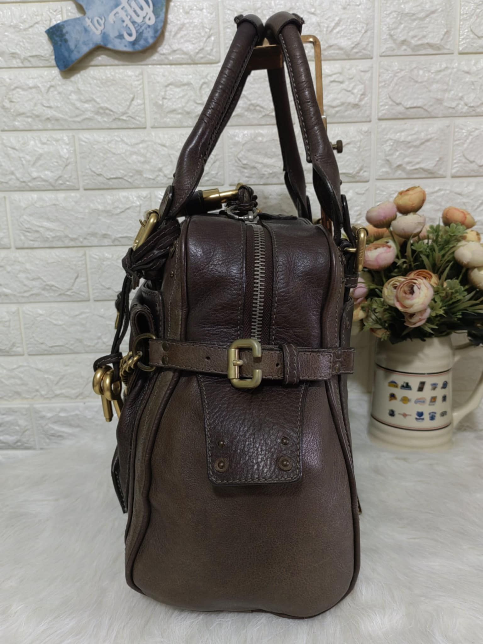 Chloe CHLOE PADDINGTON LARGE DOME LEATHER SATCHEL RARE Size ONE SIZE - 7 Thumbnail