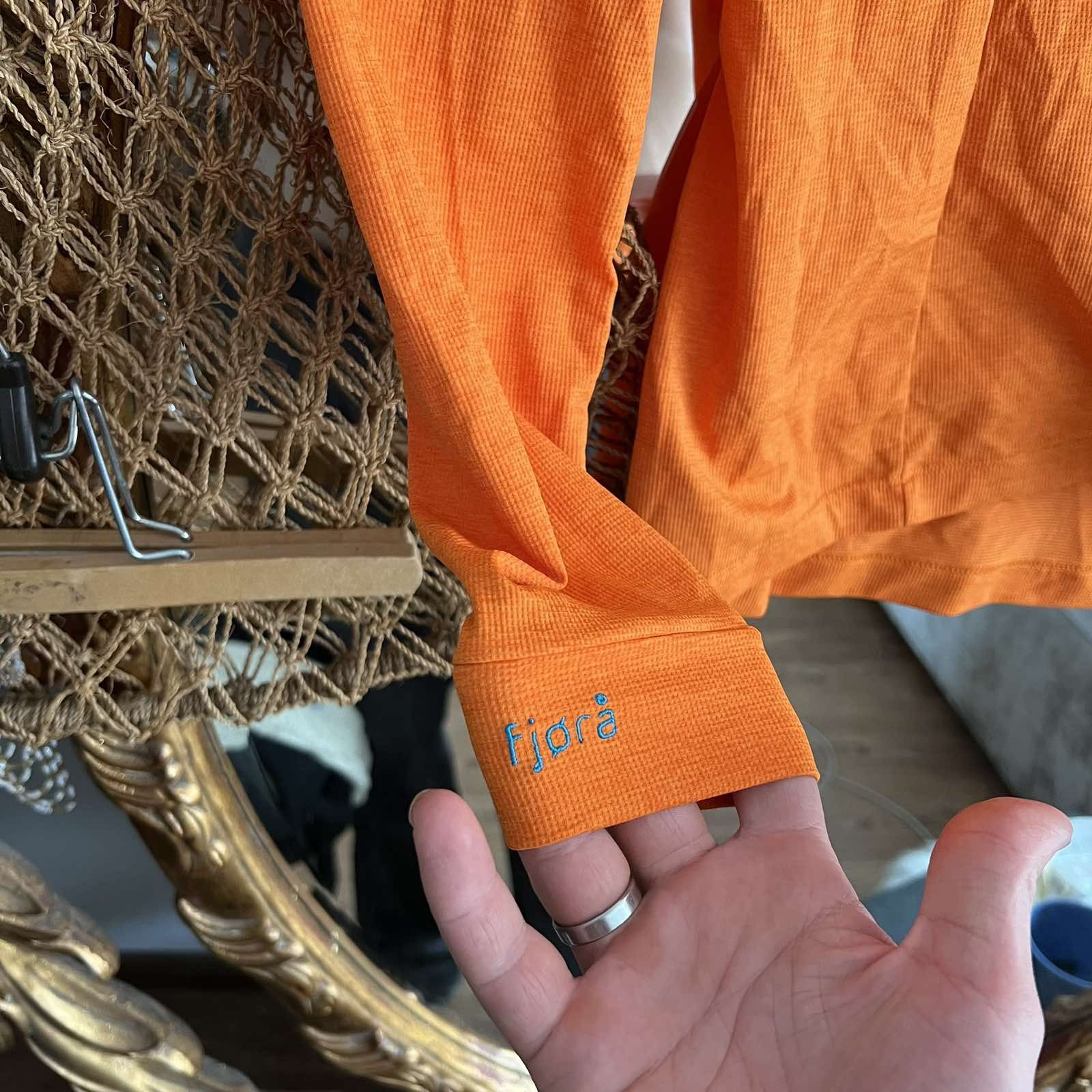 Norrona NORRONA Fjora Longsleeve Men Sz S Outdoor Trekking Orange Size US S / EU 44-46 / 1 - 7 Thumbnail
