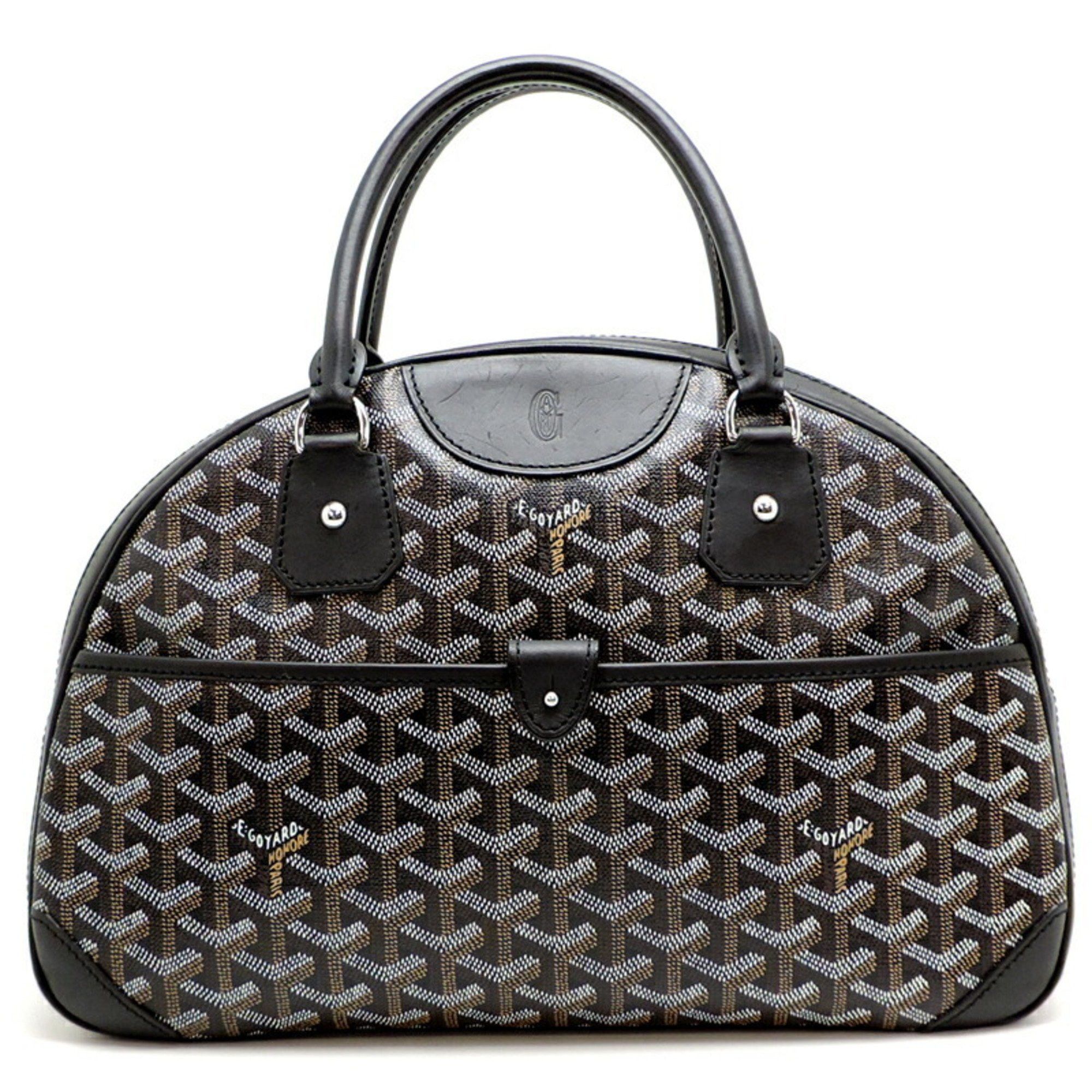 Goyard Goyard Saint Jeanne MM Women's and Men's Boston Bag, Goyardine, Black Size ONE SIZE - 1 Thumbnail