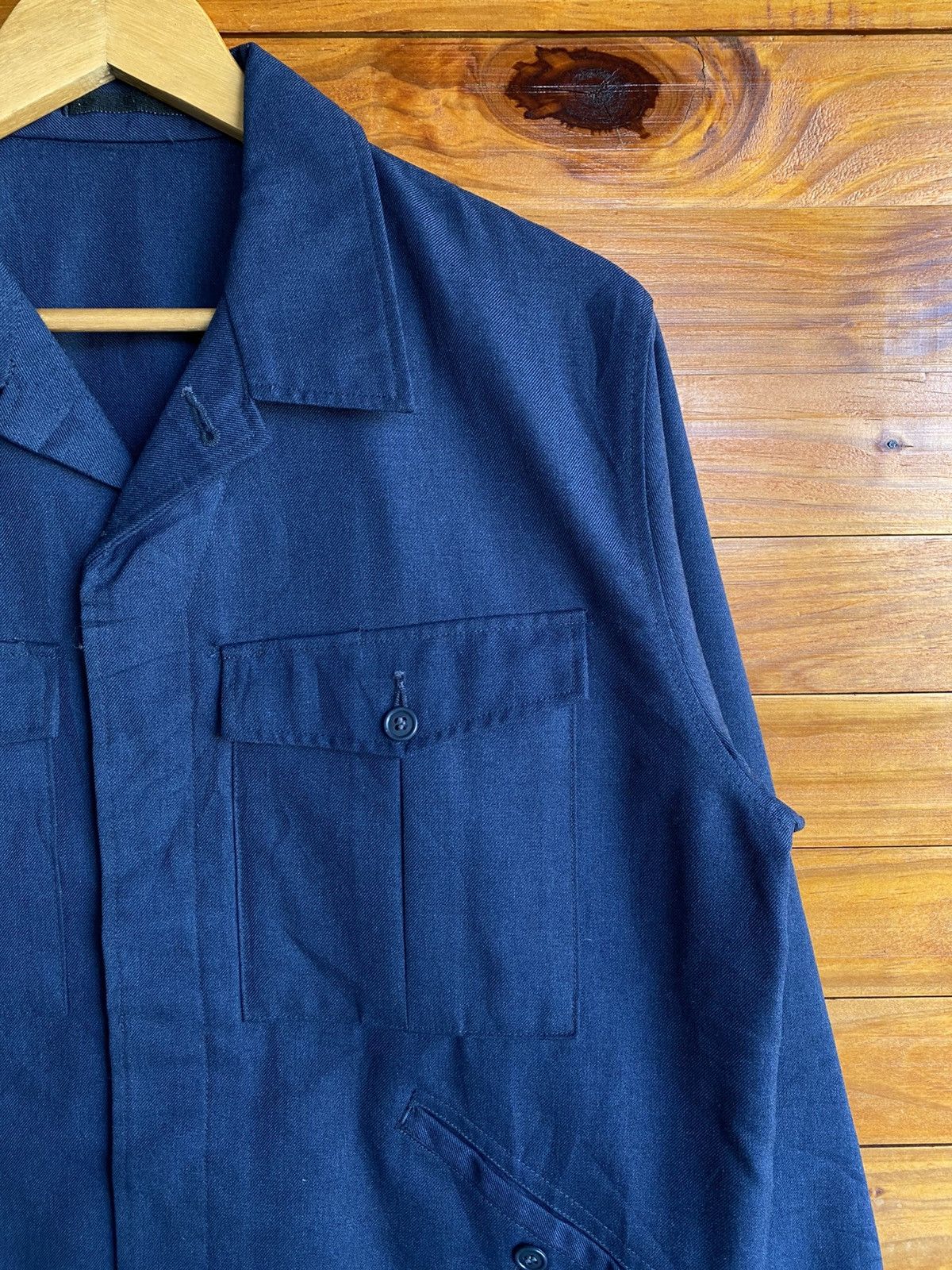 Vintage Vintage Japanese Navy Workwear Jacket | Military Issue Style Size US M / EU 48-50 / 2 - 9 Thumbnail