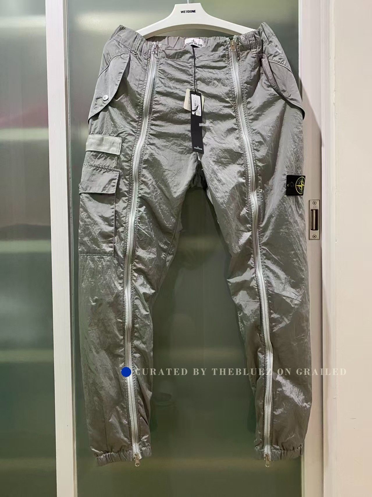 Stone Island Stone Island Metallic Nylon Pants Size US 31 - 1 Preview
