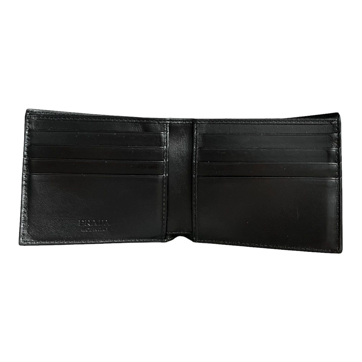 Prada Prada Logo Bifold Wallet Size ONE SIZE - 3 Thumbnail