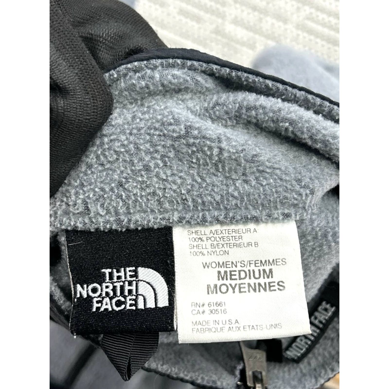 The North Face The North Face Jacket Mens M Gray Full Zip Fleece Size US M / EU 48-50 / 2 - 3 Thumbnail