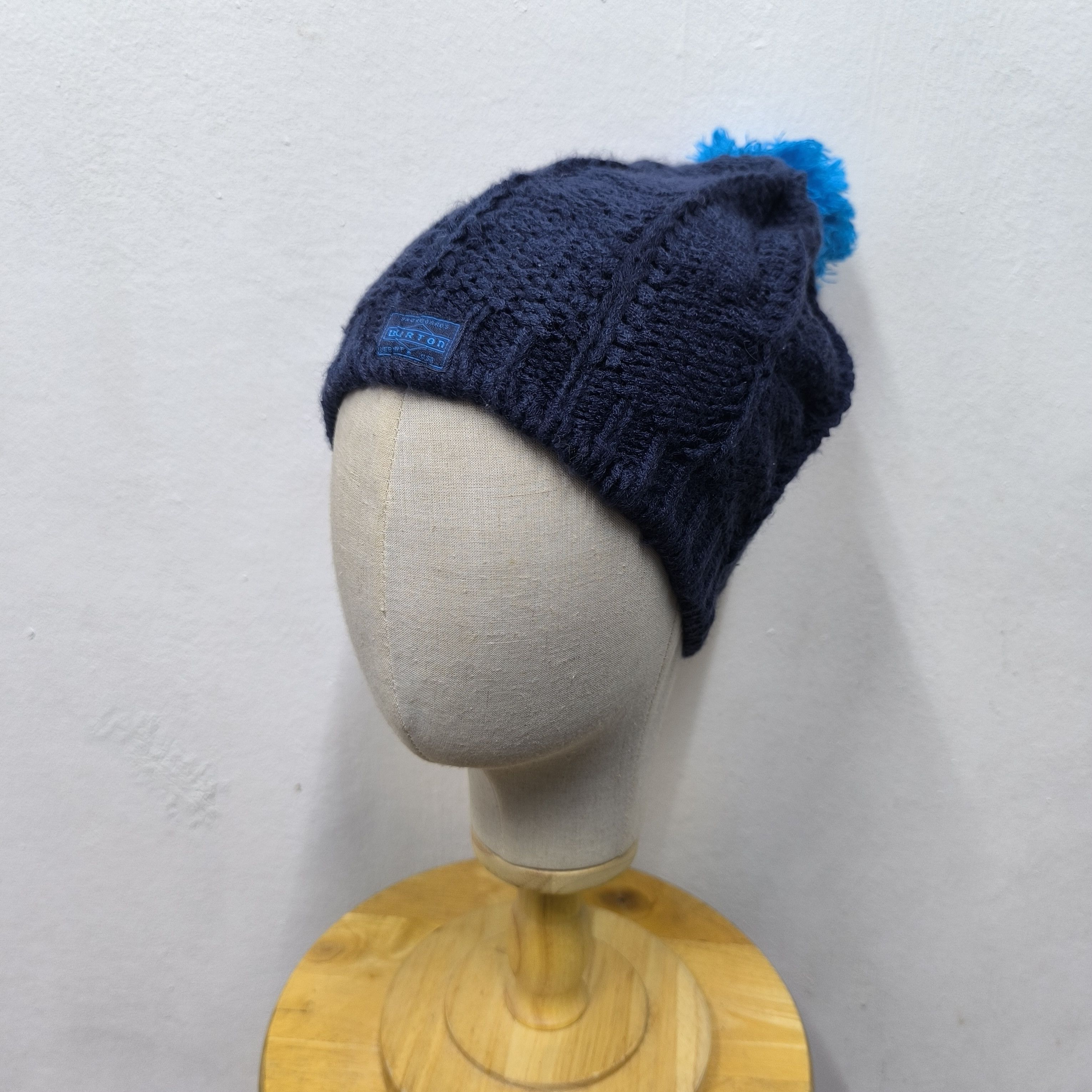 Burton 🏔 Burton porter design patch outdoor pull on beanie hat Size ONE SIZE - 3 Thumbnail