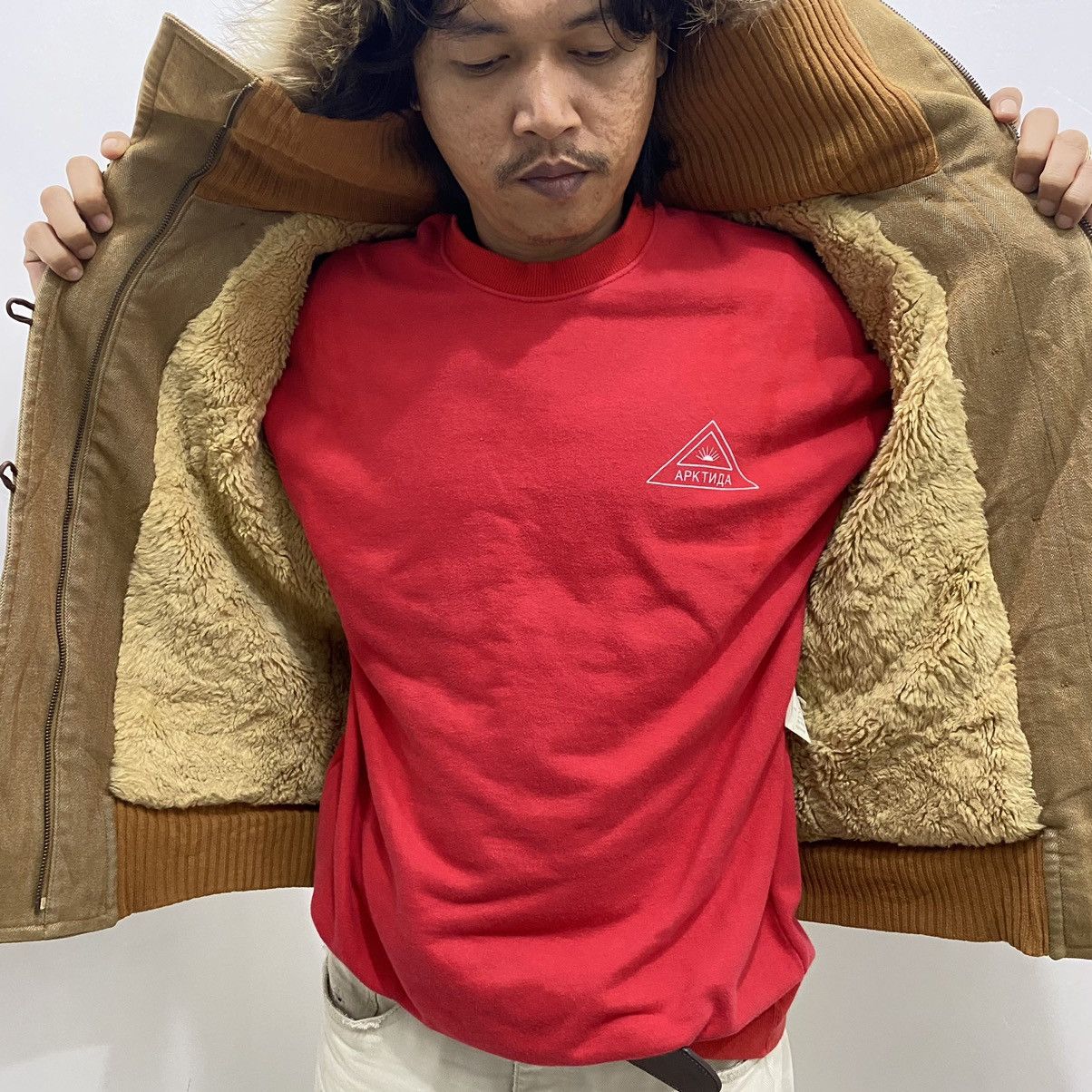 If Six Was Nine × Japanese Brand × Le Grande Bleu (L.G.B.) Vintage Egoist Fur Hooded Parka Jacket Size US M / EU 48-50 / 2 - 7 Thumbnail