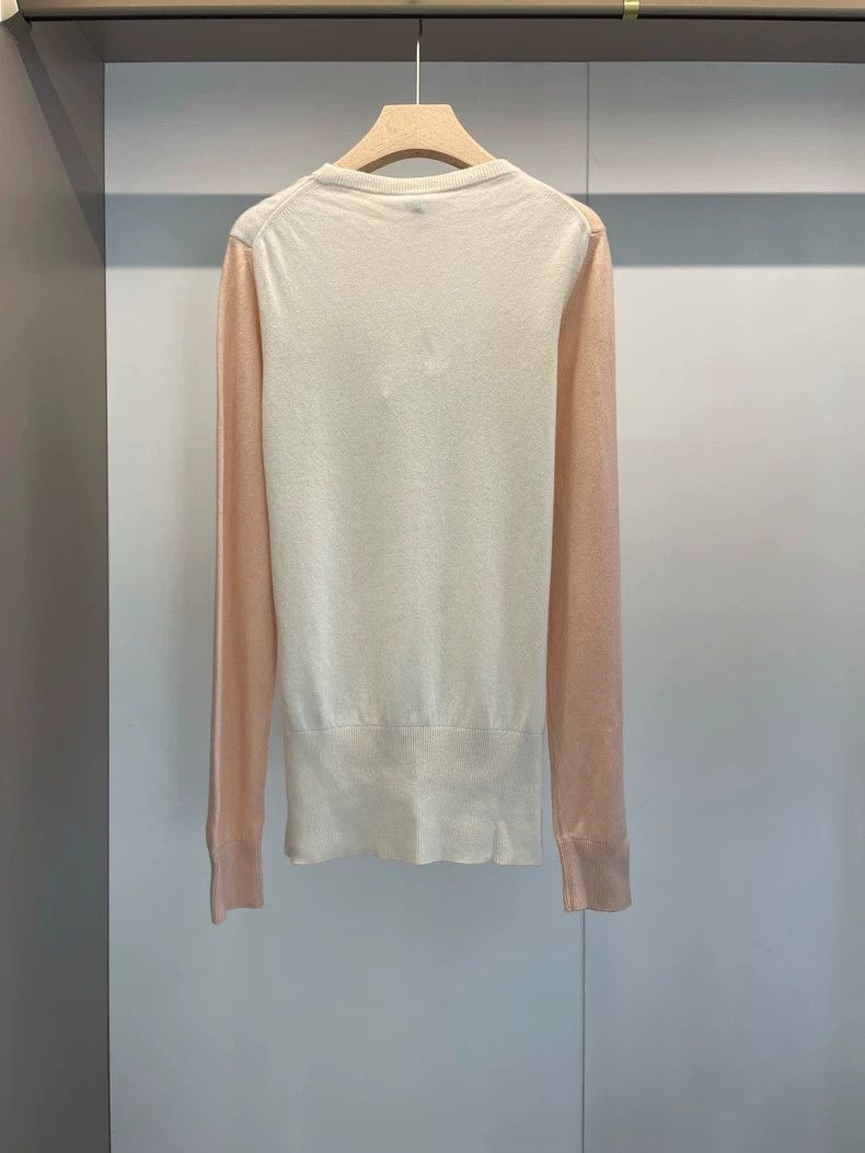Loewe LOEWE Beige pink cashmere sweater Size M / US 6-8 / IT 42-44 - 2 Thumbnail