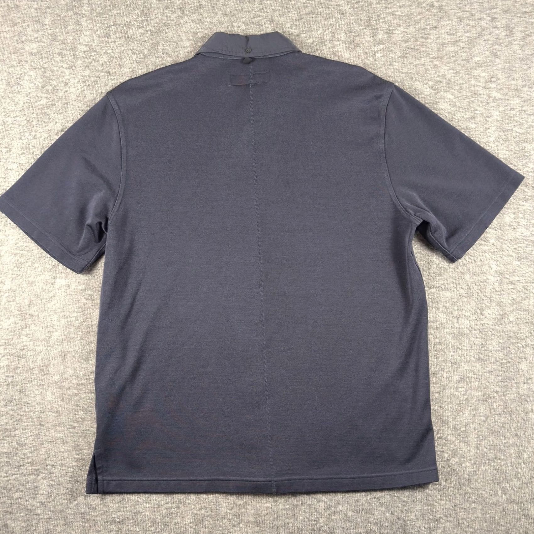 Rag & Bone Rag & Bone Shirt Mens Small Blue Solid Short Sleeve Button Up Stretch Jersey Size US S / EU 44-46 / 1 - 5 Thumbnail