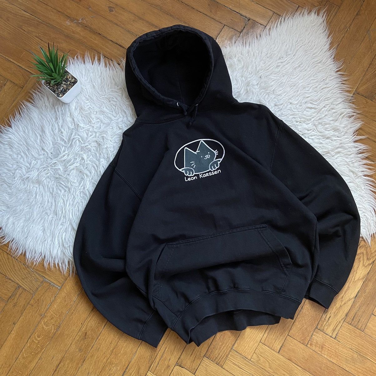 RIPNDIP × Vintage 📌 Crazy Leon Karssen Faded Y2K Skate hoodie Size US M / EU 48-50 / 2 - 1 Thumbnail