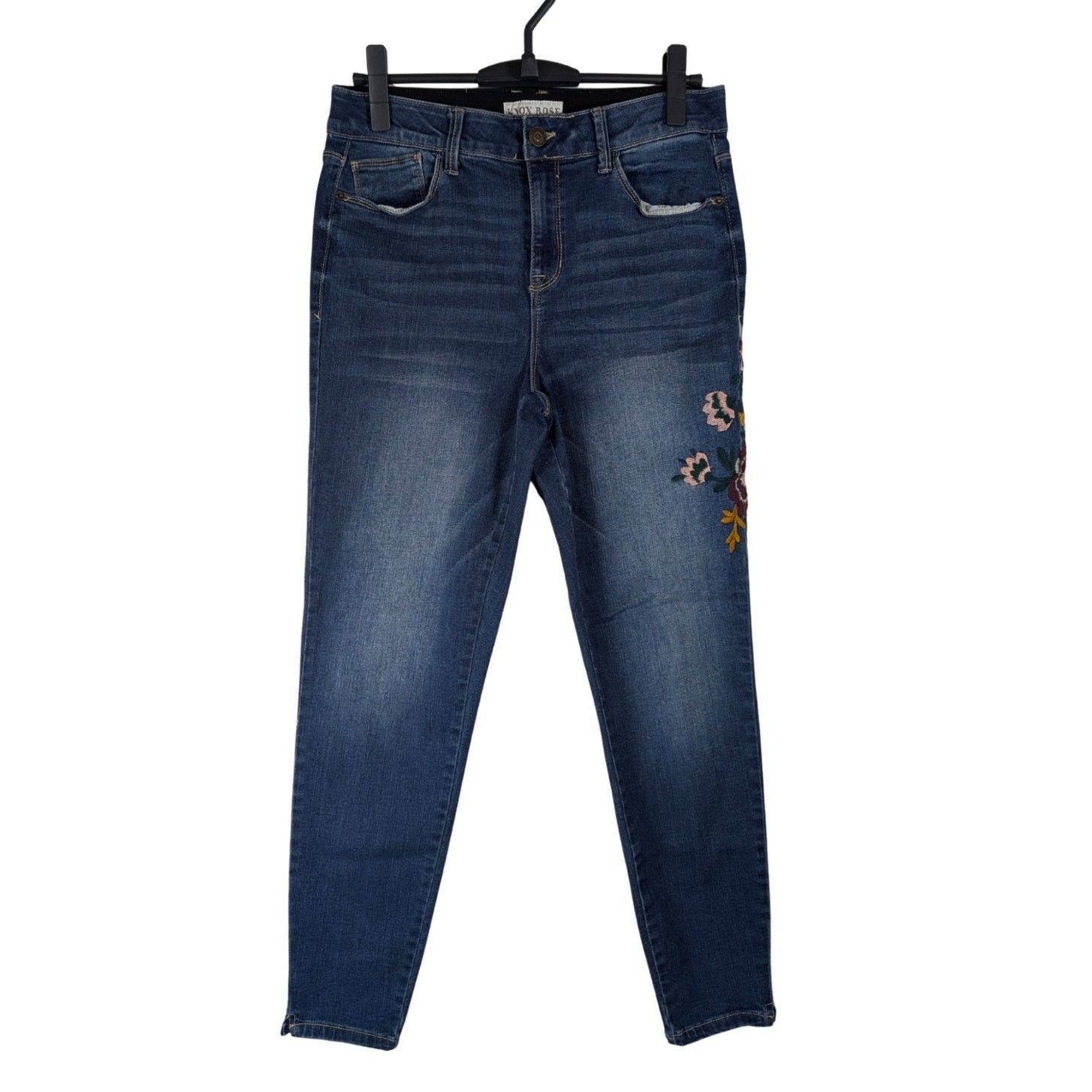 Unknown London Knox Rose Embroidered Floral Jeans Women’s Size 12 USED Size 34" / US 12 / IT 48 - 1 Thumbnail