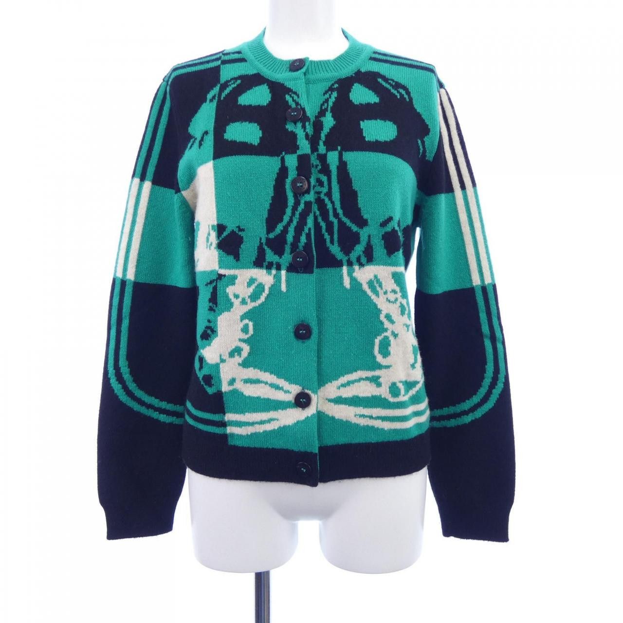 Hermes Hermes Hermes Cashmere Cardigan Others Tops DUTY FREE for USA Size ONE SIZE - 1 Thumbnail