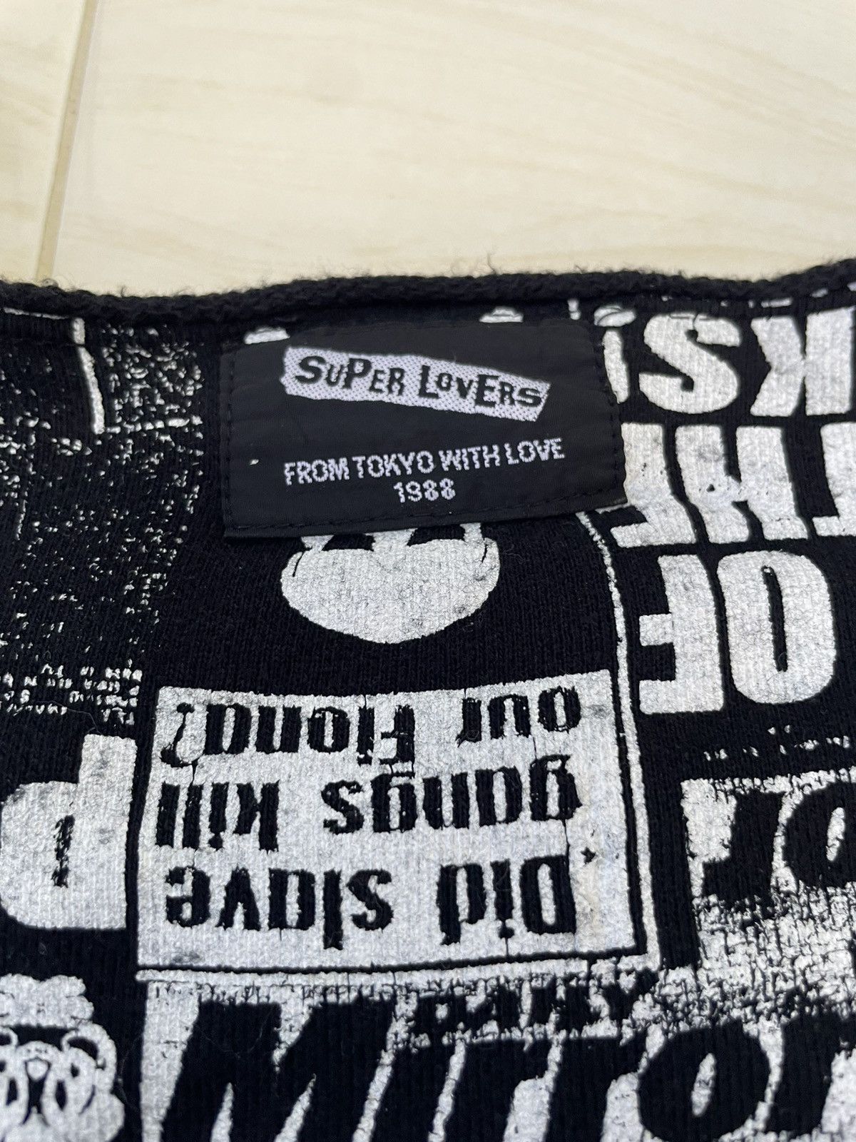 Super Lovers RARE🔥SUPER LOVERS PUNK ROCK FULLPRINT SWEASHIRT Size US M / EU 48-50 / 2 - 13 Thumbnail