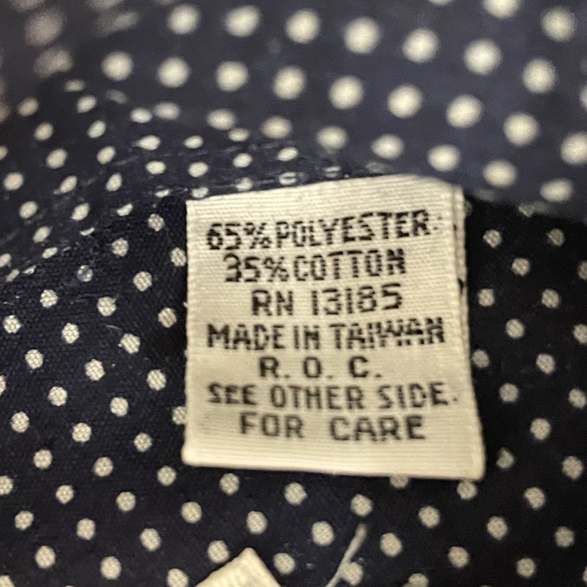 Oleg Cassini NoS NiB Vtg Oleg Cassini Burma ATOMIC Micro Dot Shirt Size US M / EU 48-50 / 2 - 7 Thumbnail