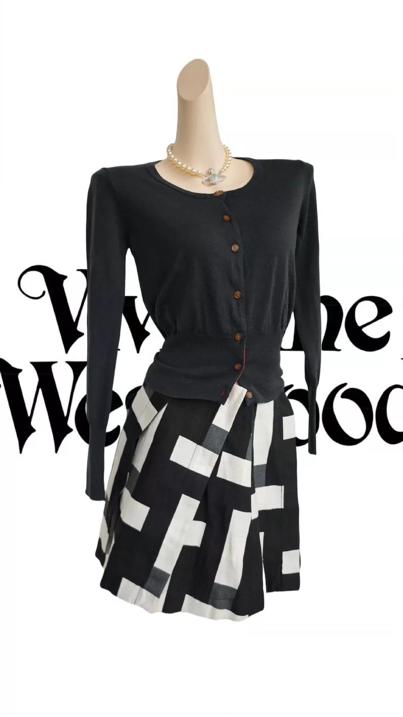 Vivienne Westwood Vivienne Westwood sizeS Black and white geometry, origami, Size 27" / US 4 / IT 40 - 5 Thumbnail