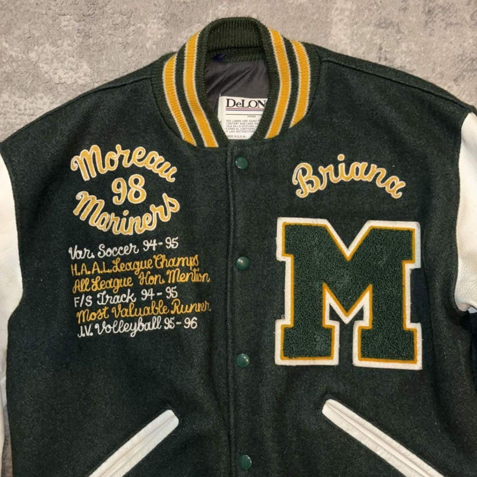 Vintage Vintage 90s Varsity Letterman Jacket Size US M / EU 48-50 / 2 - 3 Thumbnail
