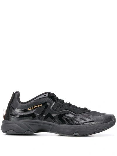 image of Acne Studios O1Mle0424 Low Top Sneakers In Black, Women's (Size 8)