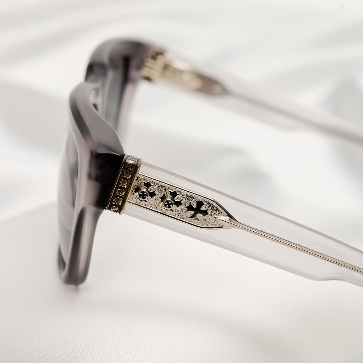 Chrome Hearts CHROME HEARTS MIDIXATHRILL I MATTE GREY SUNGLASSES Size ONE SIZE - 3 Thumbnail
