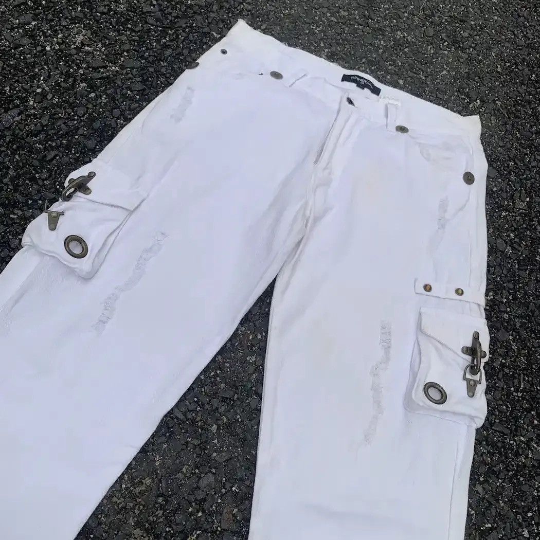 In The Attic IN THE ATTIC Homme Utility Seditionaries Bondage Cargo Pants Size US 30 / EU 46 - 4 Thumbnail