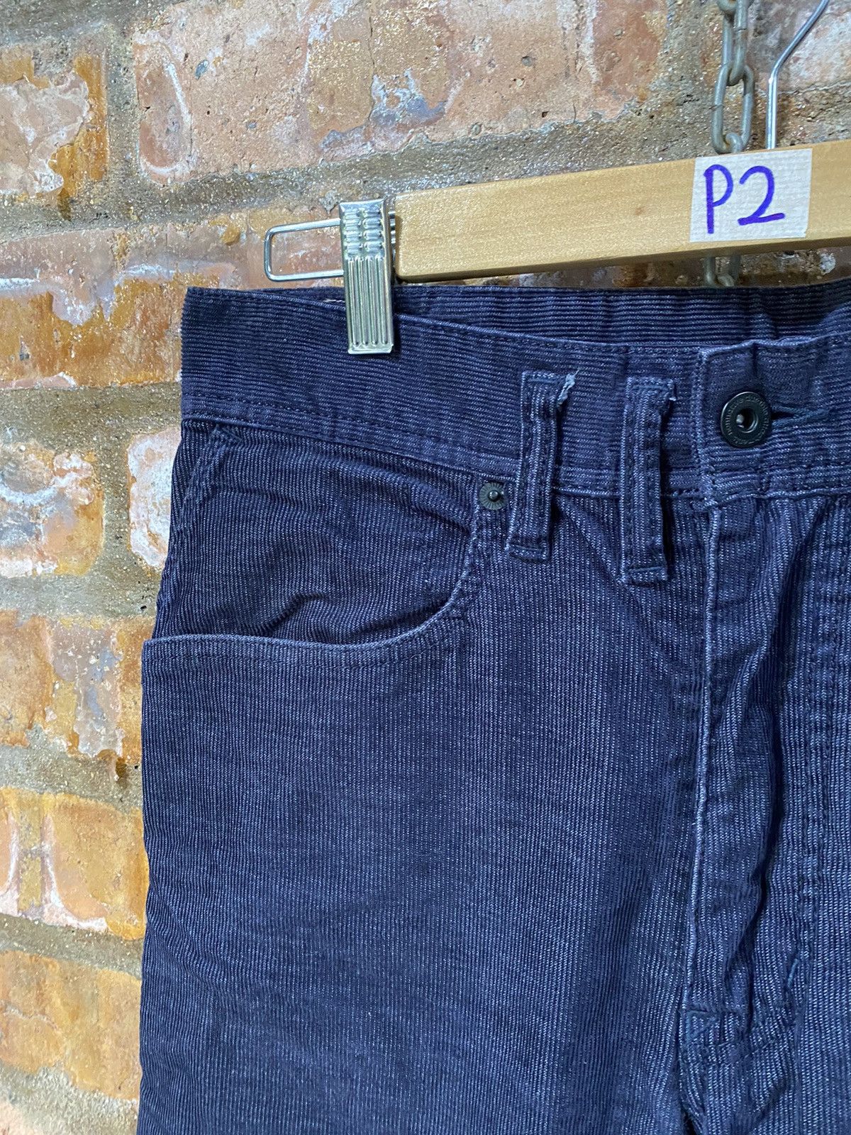 Japanese Brand × Lad Musician × Nonnative 2000s Nonactive indigo courduroy pants Size US 32 / EU 48 - 6 Thumbnail