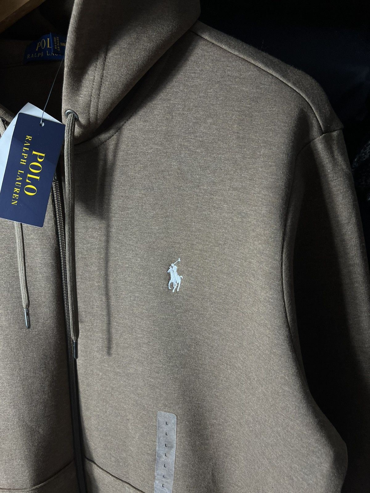 Polo Ralph Lauren 🔥 Polo Ralph Lauren Full Zip Hoodie Brown Up Sweatshirt Size US M / EU 48-50 / 2 - 5 Thumbnail