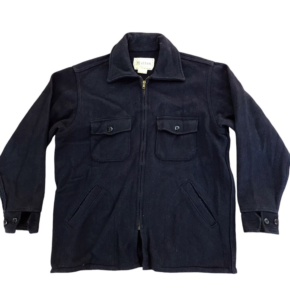 Other RARE VINTAGE MELTON MADE IN USA WOOL WORKERS JACKET Size US M / EU 48-50 / 2 - 2 Thumbnail