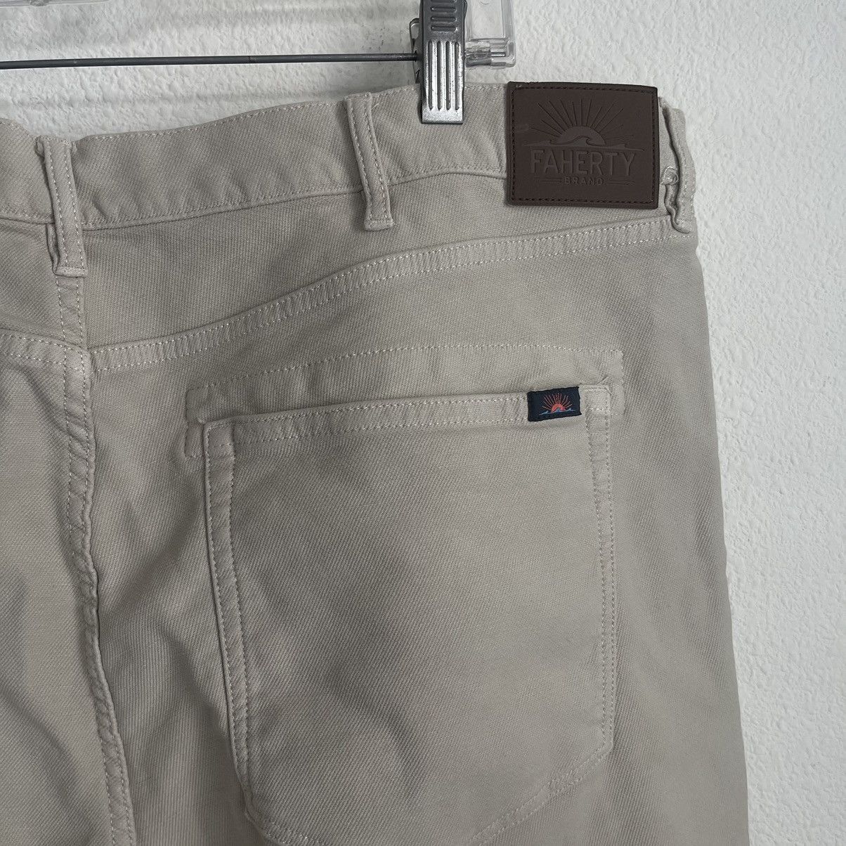 Faherty Faherty 5 Pocket Stretch Terry Pants Size US 40 / EU 56 - 1 Thumbnail