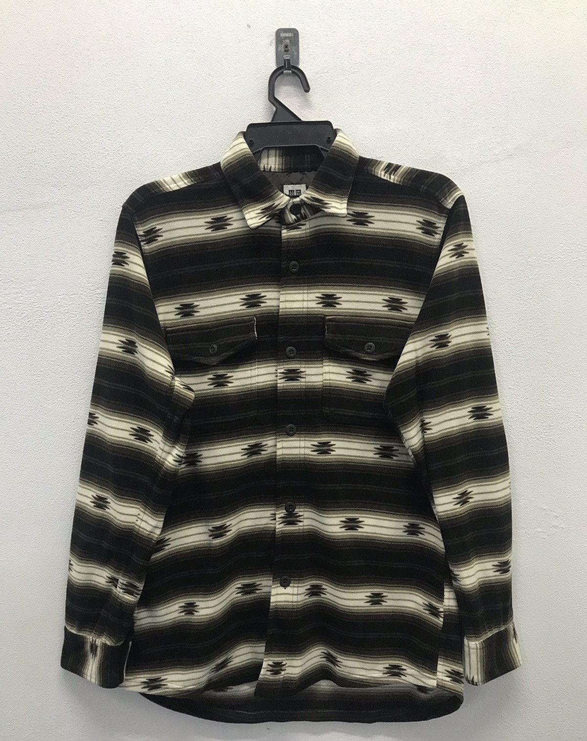 Uniqlo × Vintage Vintage Uniqlo Long Sleeve Shirt Button Ups Size US M / EU 48-50 / 2 - 1 Thumbnail