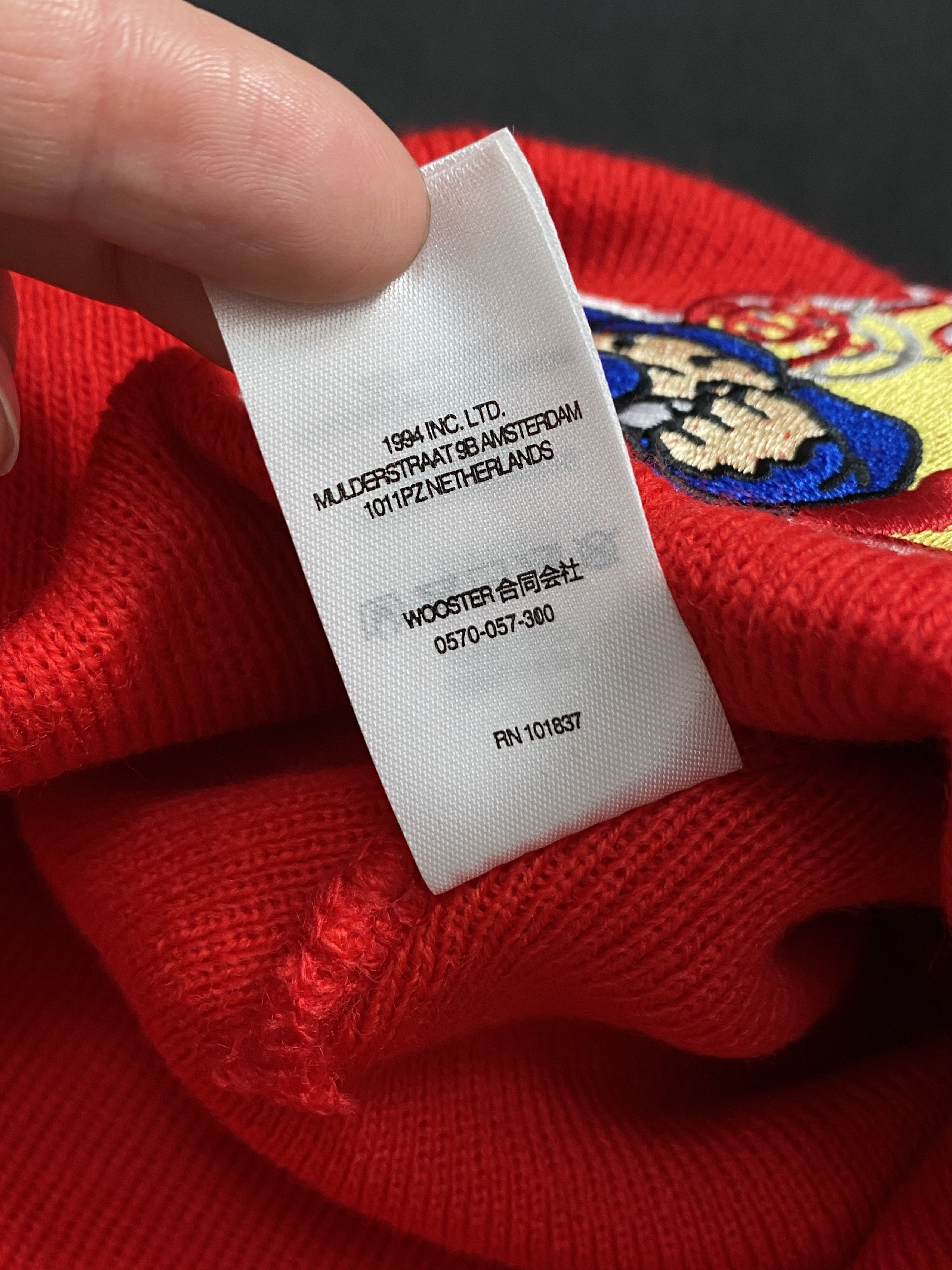 Supreme Rare 22FW Supreme Duck Down Records Red Beanie OS Size ONE SIZE - 6 Thumbnail