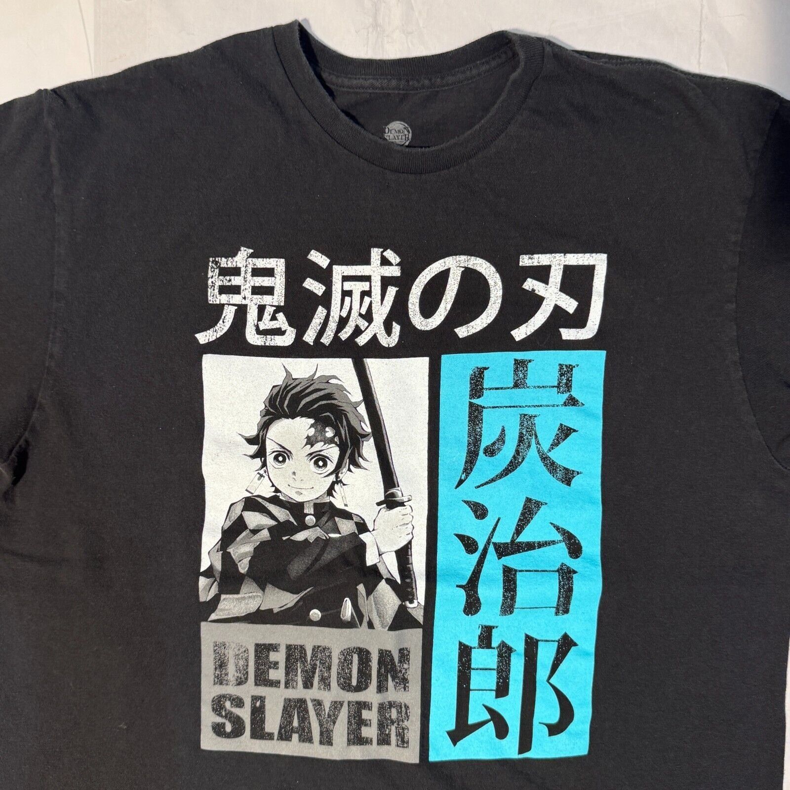 Other Demon Slayer Tanjiro Kamado Black Anime Manga Tshirt - L Size US L / EU 52-54 / 3 - 2 Thumbnail