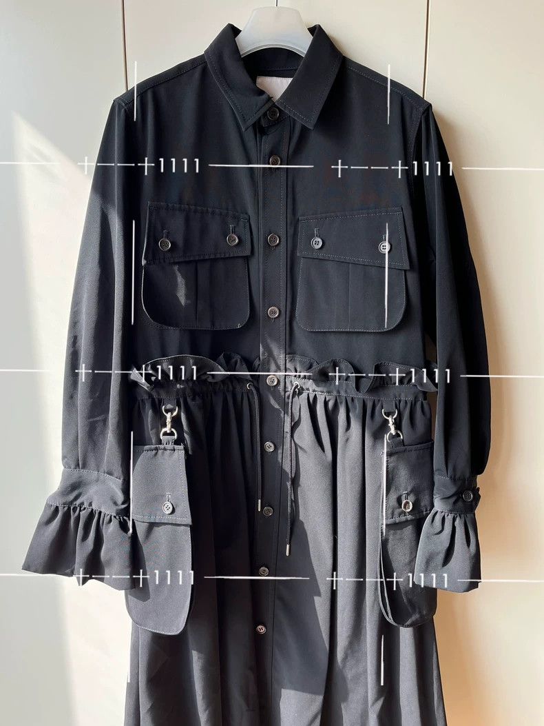 Comme des Garcons Comme Des Garcons Wool Dress Coat Windbreaker Coat Size S / US 4 / IT 40 - 5 Thumbnail