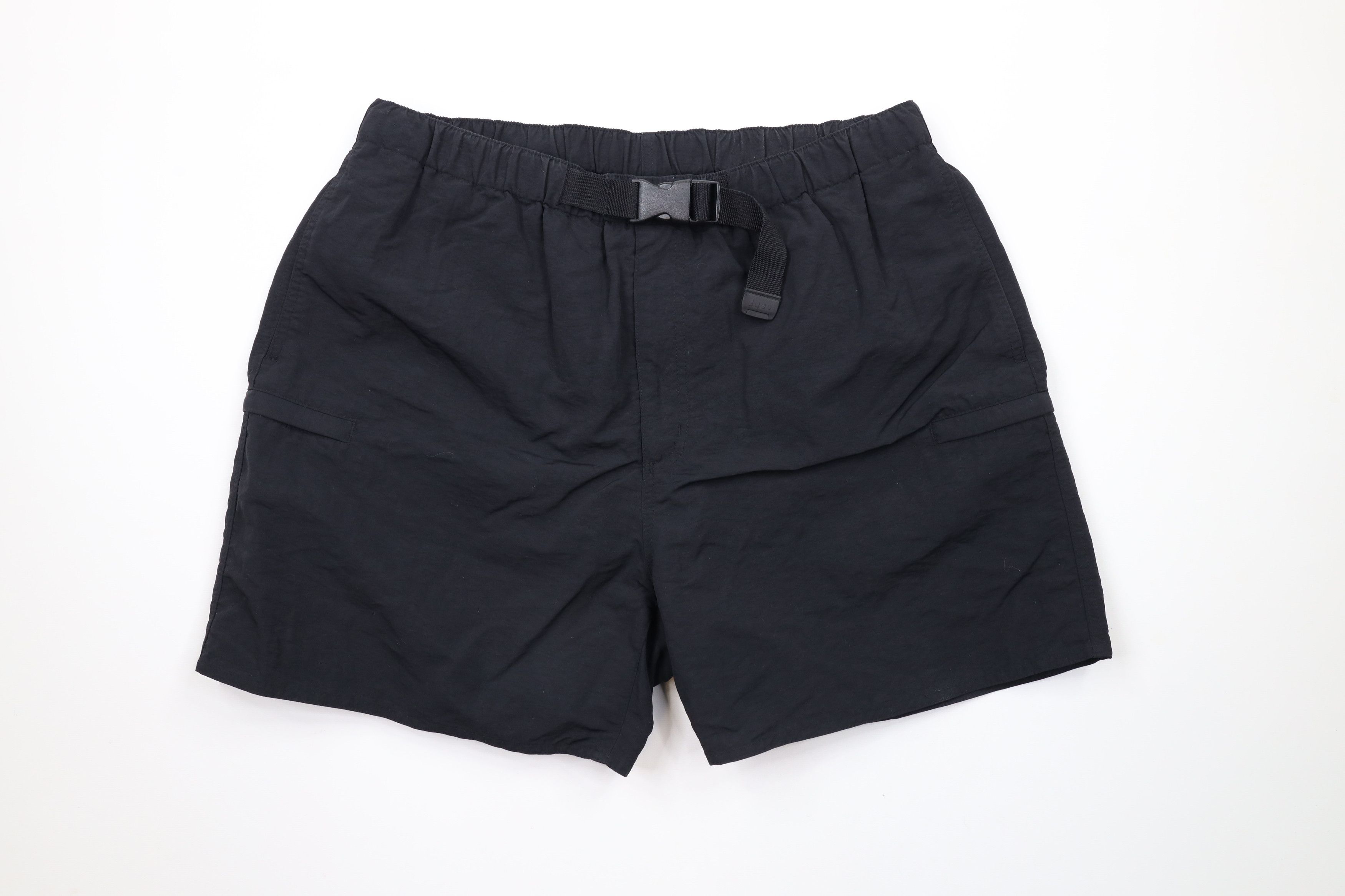 Lands' End × Vintage Vintage 90s Lands End Belted Above Knee Hiking Shorts Black Size 30" / US 8 / IT 44 - 1 Thumbnail