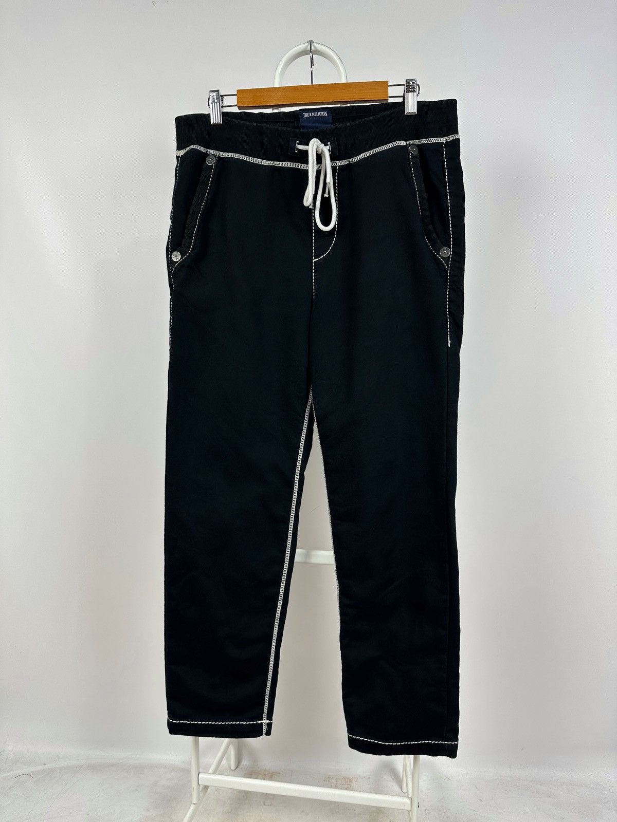 True Religion Vintage True Religion Navy Blue Pocket Sweatpants Size US 30 / EU 46 - 6 Thumbnail
