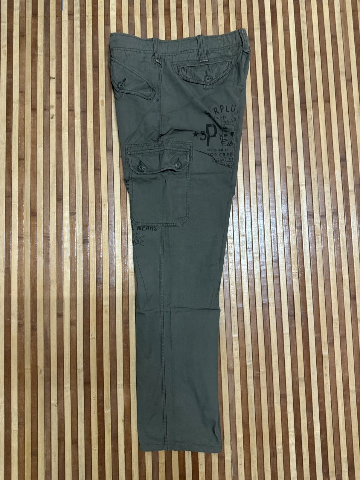 Japanese Brand Military Surplus Supply Cargo Pants / Streetwear / W34x29.5 Size US 34 / EU 50 - 11 Thumbnail