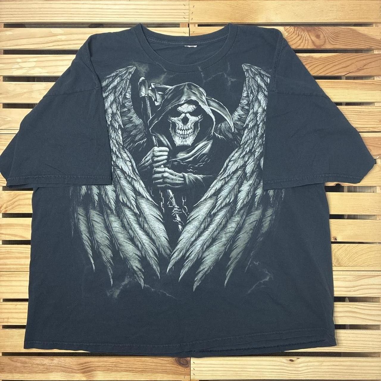 Other Grim Reaper Black Y2K Tee Size 3XL | Grailed