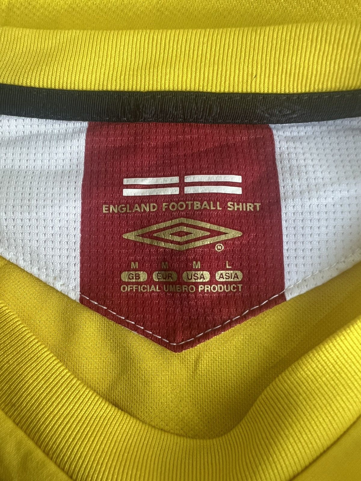 Umbro Vintage Original 2006-07 Umbro England Goalkeeper Jersey 3rd Size US M / EU 48-50 / 2 - 7 Thumbnail