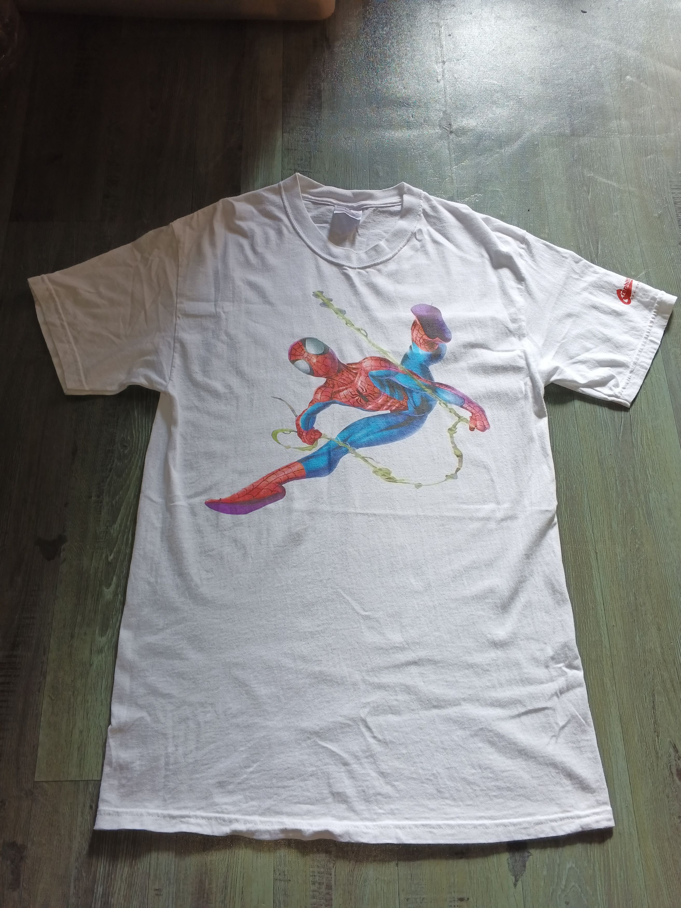 Vintage y2k Spiderman Marvel Graphitti Design 2002