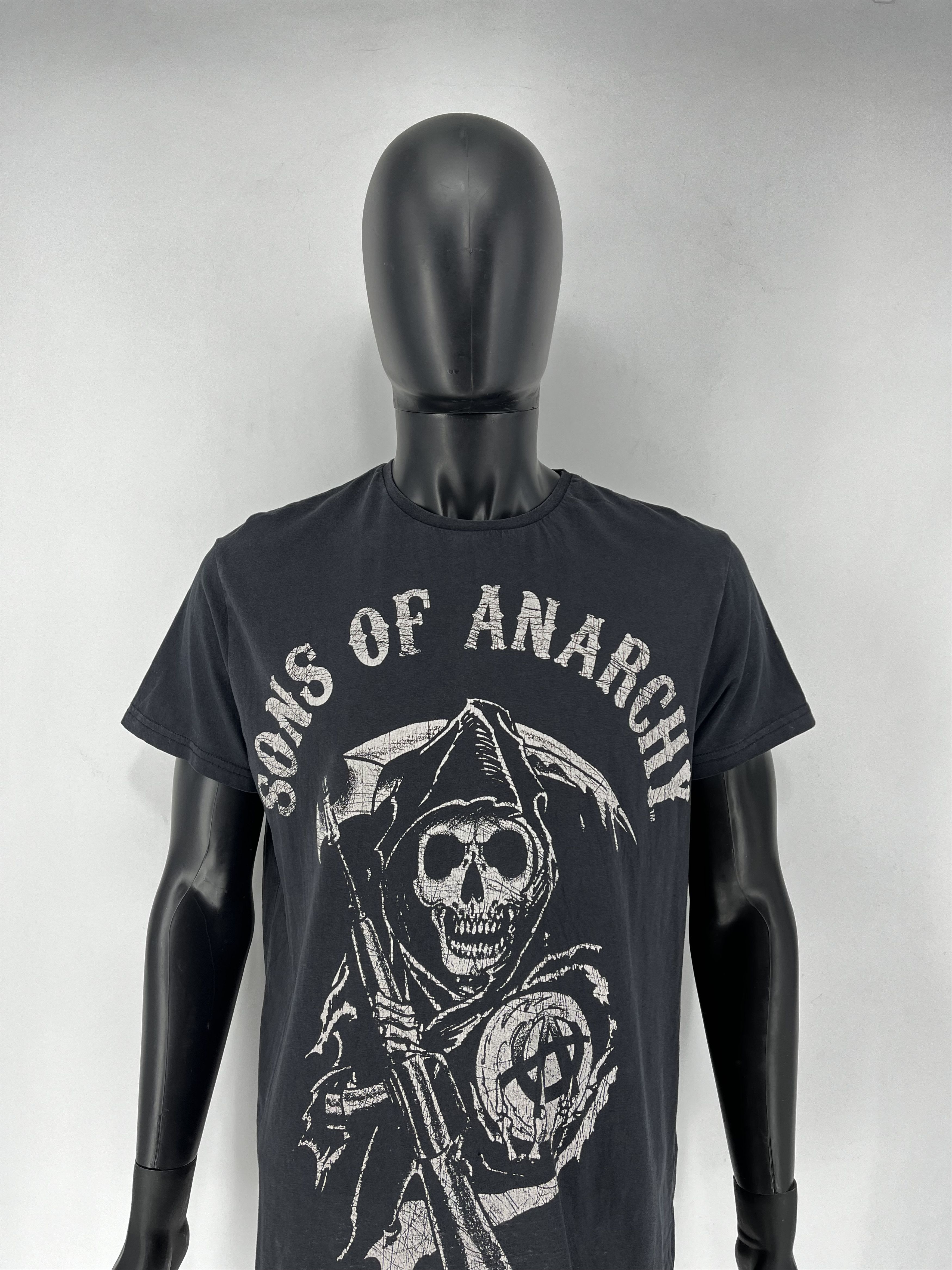 Band Tees × Vintage Vintage SOA Sons Of Anarchy Vintage Band Graphic Tee Faded Size US XL / EU 56 / 4 - 1 Thumbnail
