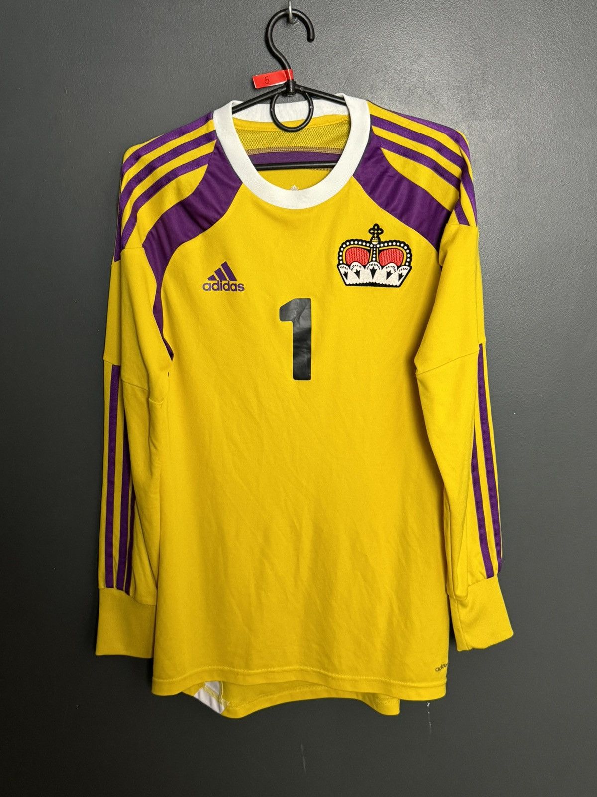 Adidas Liechtenstein 14/15 Goalkeeper Football Long Sleeve Jersey Size US S / EU 44-46 / 1 - 1 Thumbnail