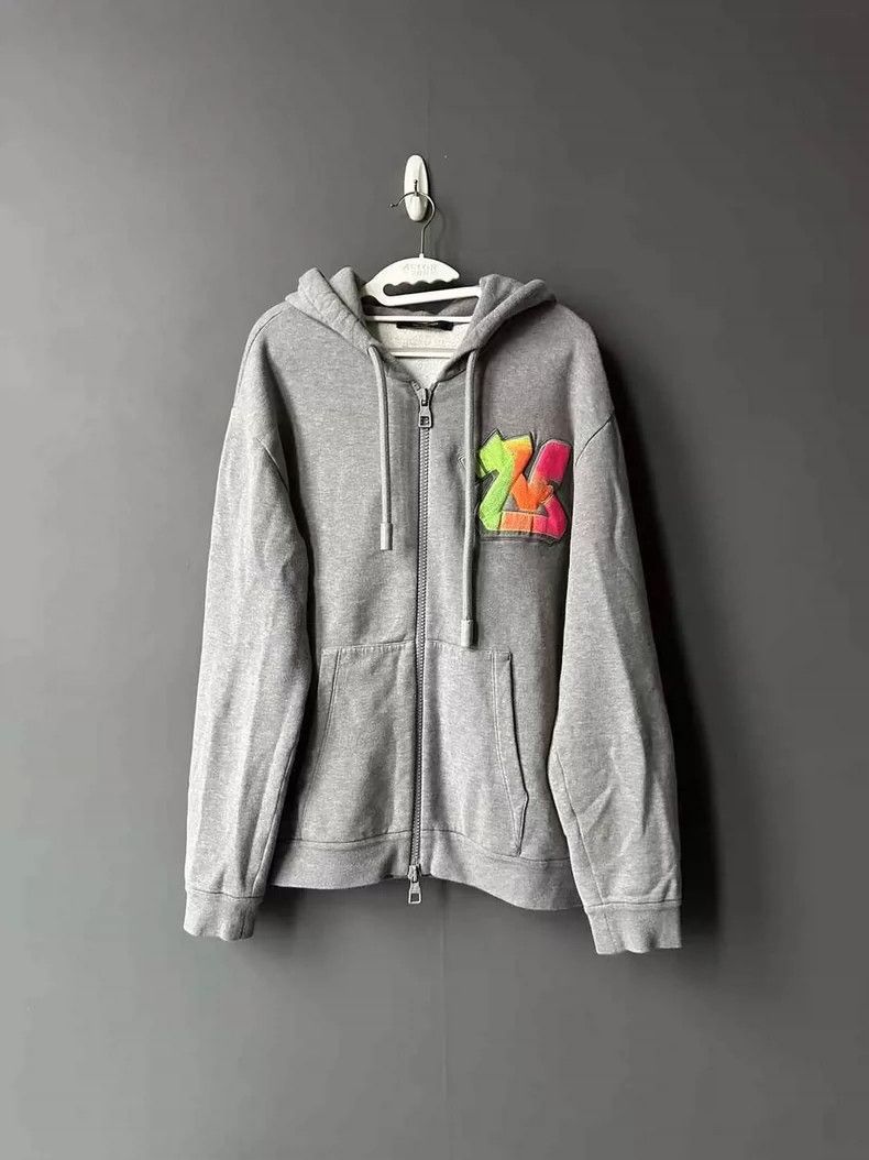 Louis Vuitton Louis Vuitton Neon Zip Hoodie Size US L / EU 52-54 / 3 - 1 Thumbnail