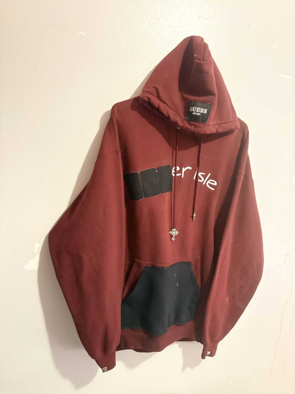 Guess Reworked Guess Hoodie — Custom , 1/1. Size US M / EU 48-50 / 2 - 2 Thumbnail