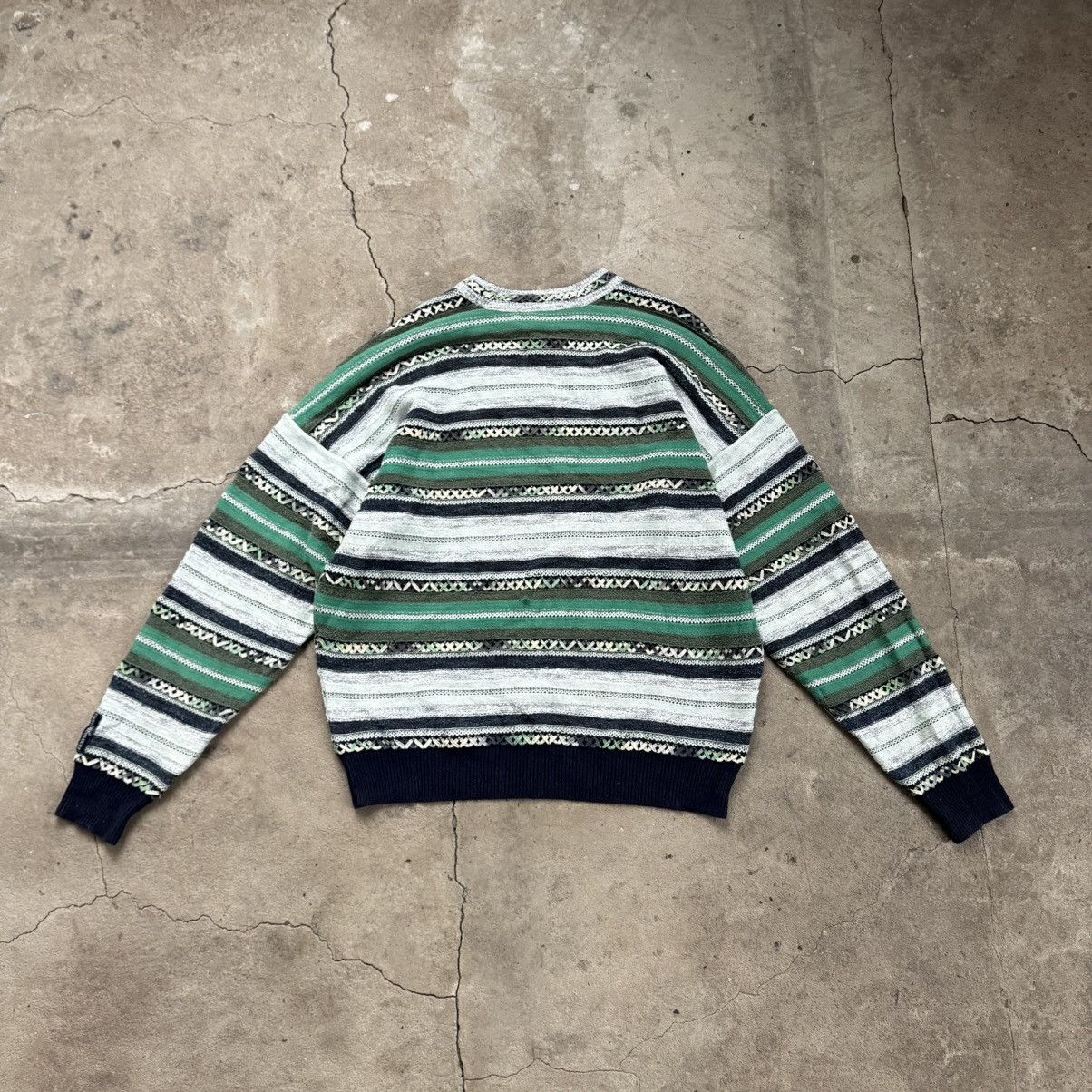 Carlo Colucci Carlo Colucci Knit Hand Made Striped Sweater Size US XL / EU 56 / 4 - 2 Thumbnail