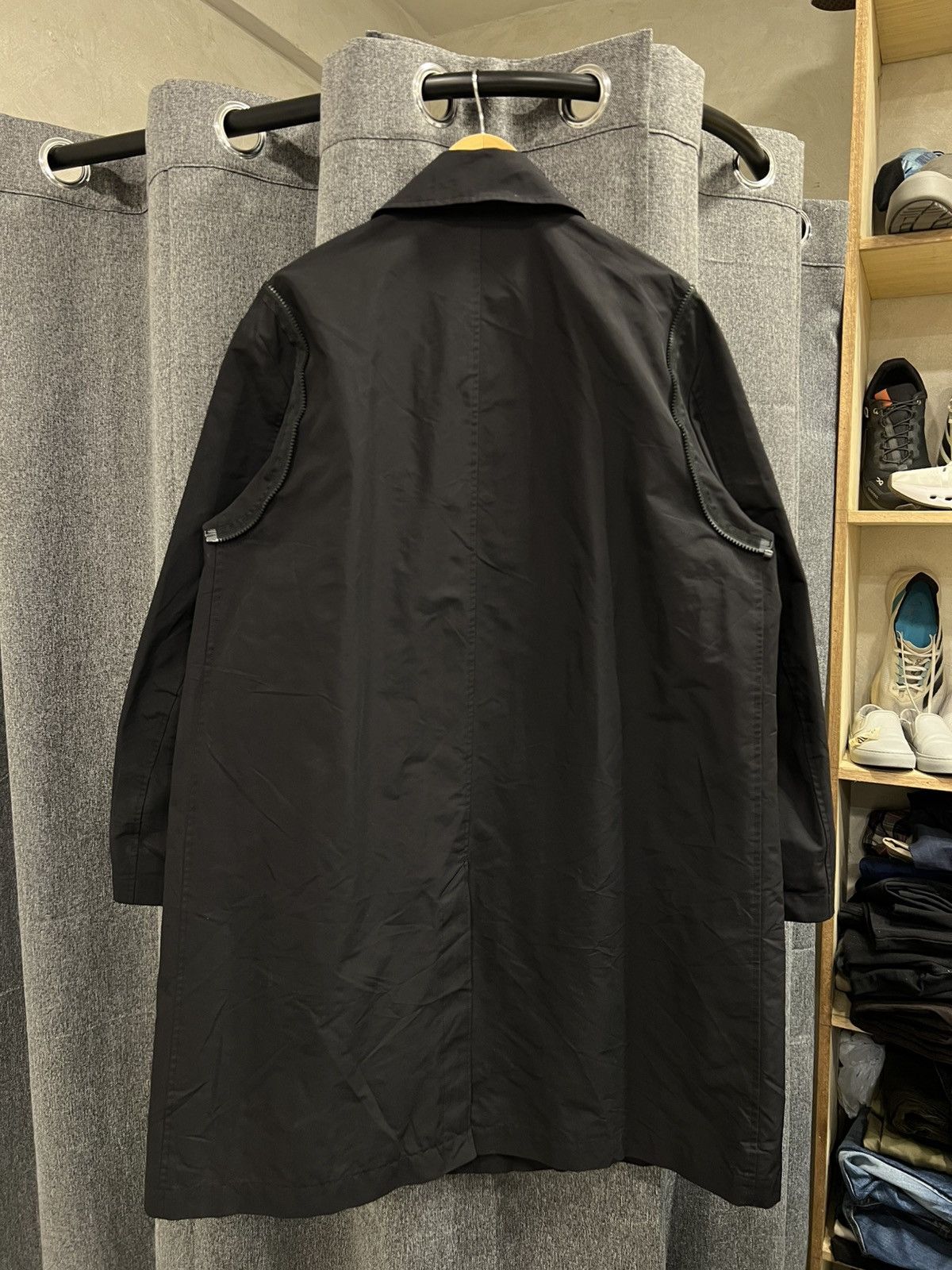 Undercover Jun Takahashi - The Shepherd Trench Coat - Japan in Black, Men's (Size L) — image 2 of 6