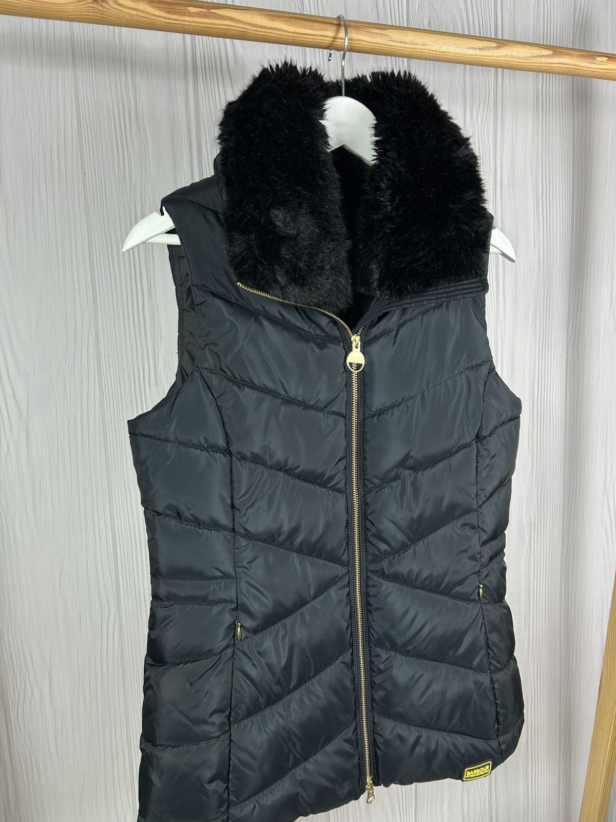 Barbour Barbour International Santa Rosa FibreDown Gilet With Fur Size M / US 6-8 / IT 42-44 - 3 Thumbnail