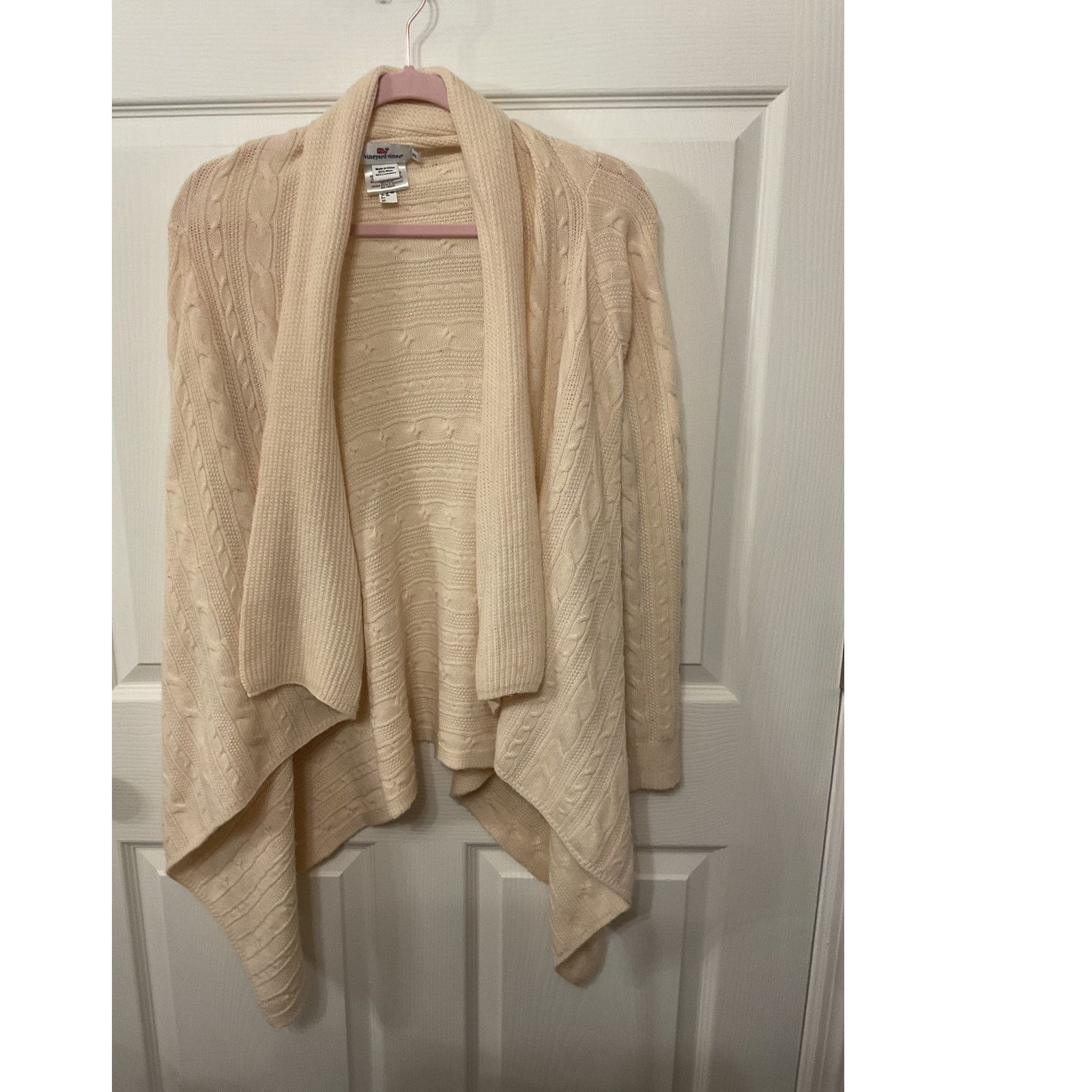 Vineyard Vines Vineyard Vines Cashmere Wool Waterfall Open Cardigan,XS Size XS / US 0-2 / IT 36-38 - 4 Thumbnail