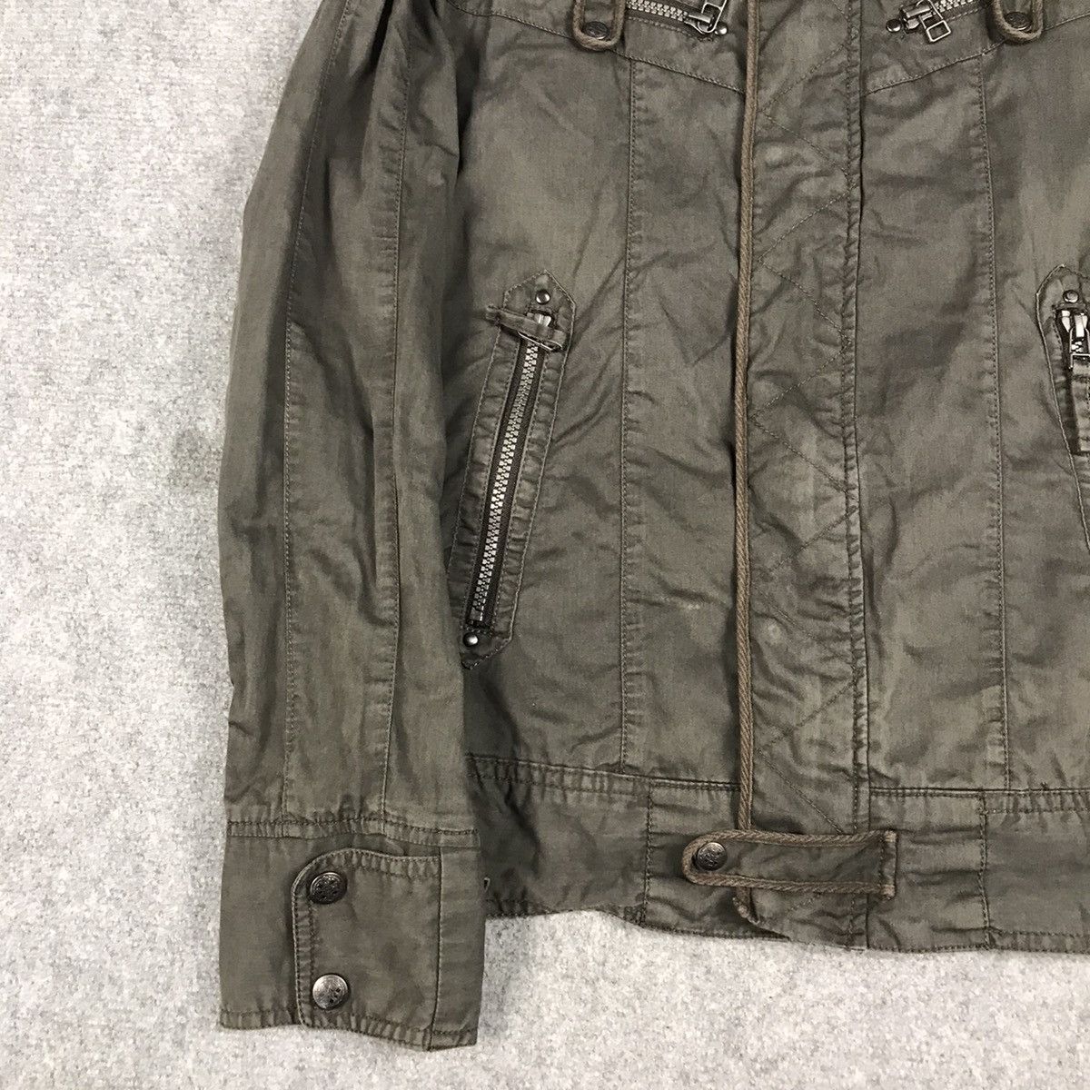 If Six Was Nine VON DUTCH BLACK FADED ZIPPER JACKET Size US M / EU 48-50 / 2 - 4 Thumbnail