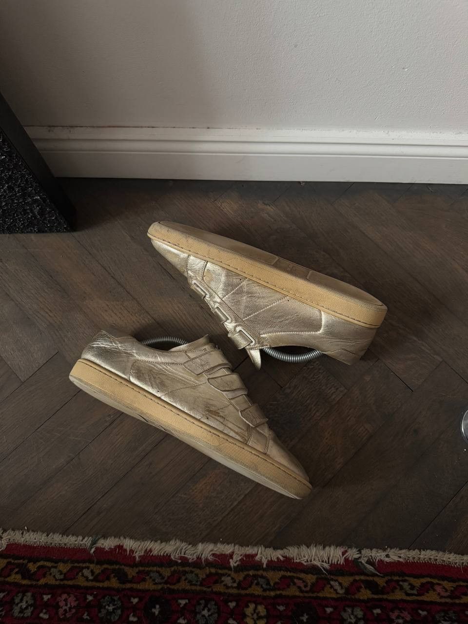 Hedi Slimane × Saint Laurent Paris SLP SL/11 Velcro Archive Hedi Slimane Archive rare LGB Size US 8 / EU 41 - 4 Thumbnail