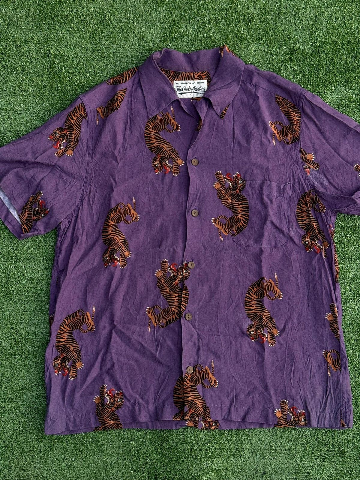 Wacko Maria Wacko Maria Hawaiian Rayon Shirt Tiger Size US S / EU 44-46 / 1 - 1 Thumbnail